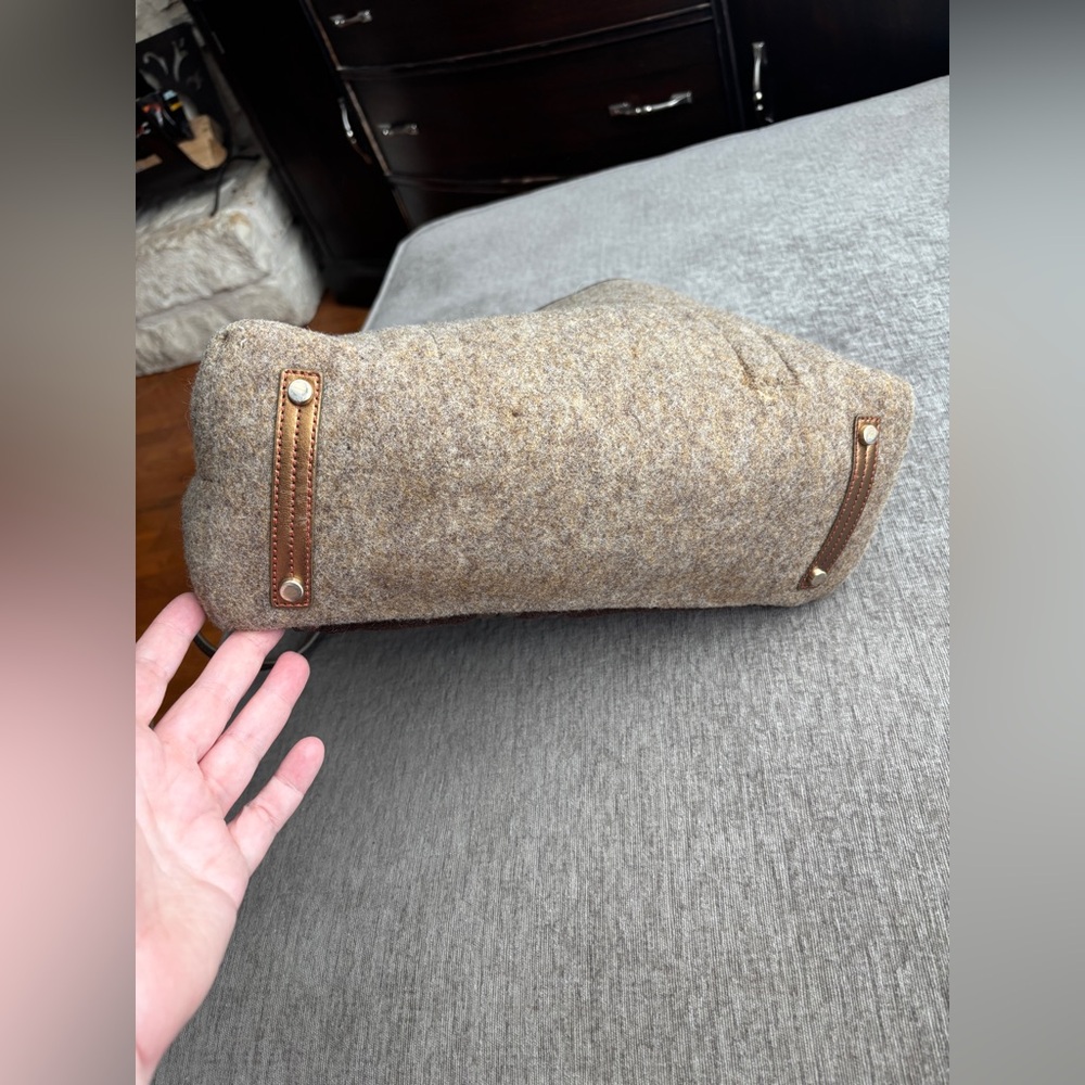 Tumi Brown Wool Computer Bag - image 4